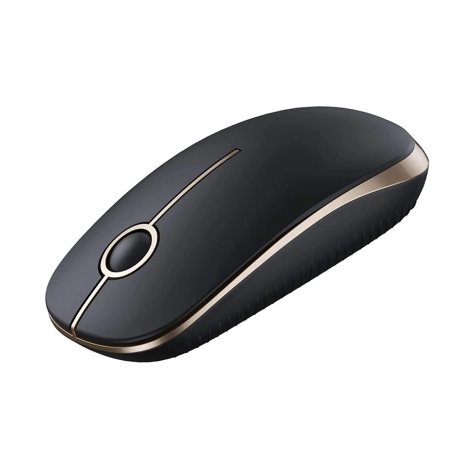 VssoPlor Wireless Mouse, Black and Gold, 4.7 x 2.6 inch (11.9 x 6.6 cm) | Silent Clicking & Stable 2.4GHz Connection - view 9