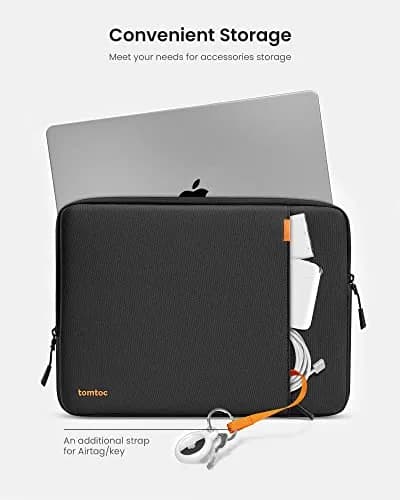 tomtoc 360 Protective Laptop Sleeve Kit for 13-inch MacBook Air M5/A3449 | Military-Grade Shock & Drop Protection thumbnail 6