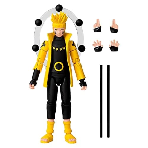 Tamagotchi Naruto Uzumaki Sage of Six Paths Action Figure | 6.5-inch Anime Hero with 20+ Articulations thumbnail 4