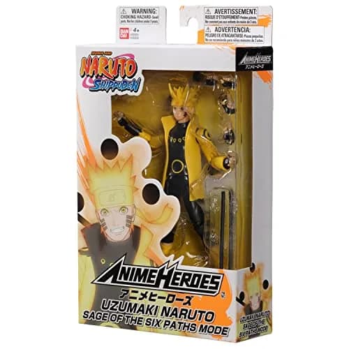 Tamagotchi Naruto Uzumaki Sage of Six Paths Action Figure | 6.5-inch Anime Hero with 20+ Articulations thumbnail 7