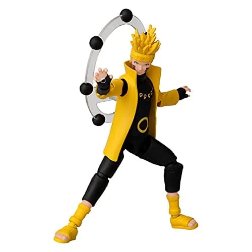 Tamagotchi Naruto Uzumaki Sage of Six Paths Action Figure | 6.5-inch Anime Hero with 20+ Articulations thumbnail 3