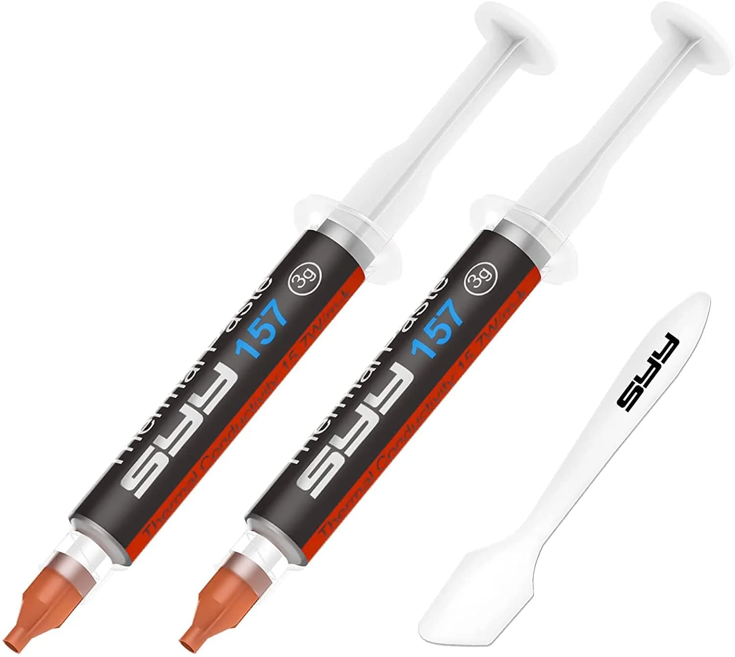 SYY Thermal Paste 6g CPU Compound with Toolkit for CPU/GPU/All Coolers | Carbon-Based, Easy to Apply, Long-Lasting Cooling