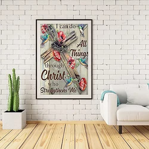 Clendo Christ Diamond Painting Kit for Adults, 5D Full Drill Resin Gem Art with Crucifix Design, 30x40cm | DIY Craft for Home Wall Decor thumbnail 9