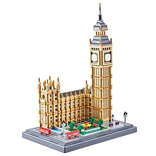 KLMEi London Big Ben Micro Building Blocks Set 4112 PCS | Educational STEM Toy for Ages 14+ thumbnail 1