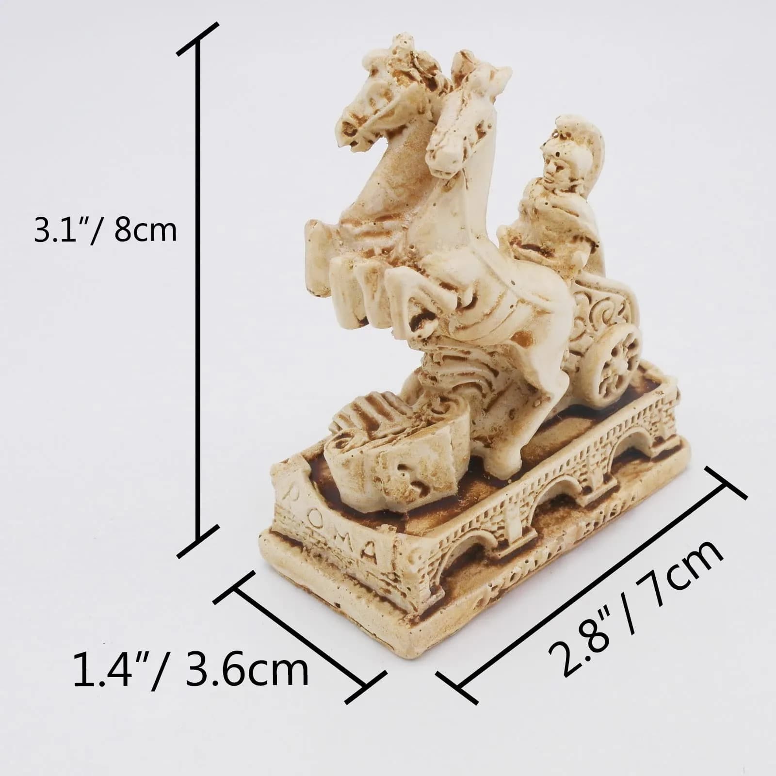 Kocris Casa Rome Soldier Fish Tank Decoration 8.38 cm (3.3" H) | Adds Rugged Coolness to Aquariums - view 5