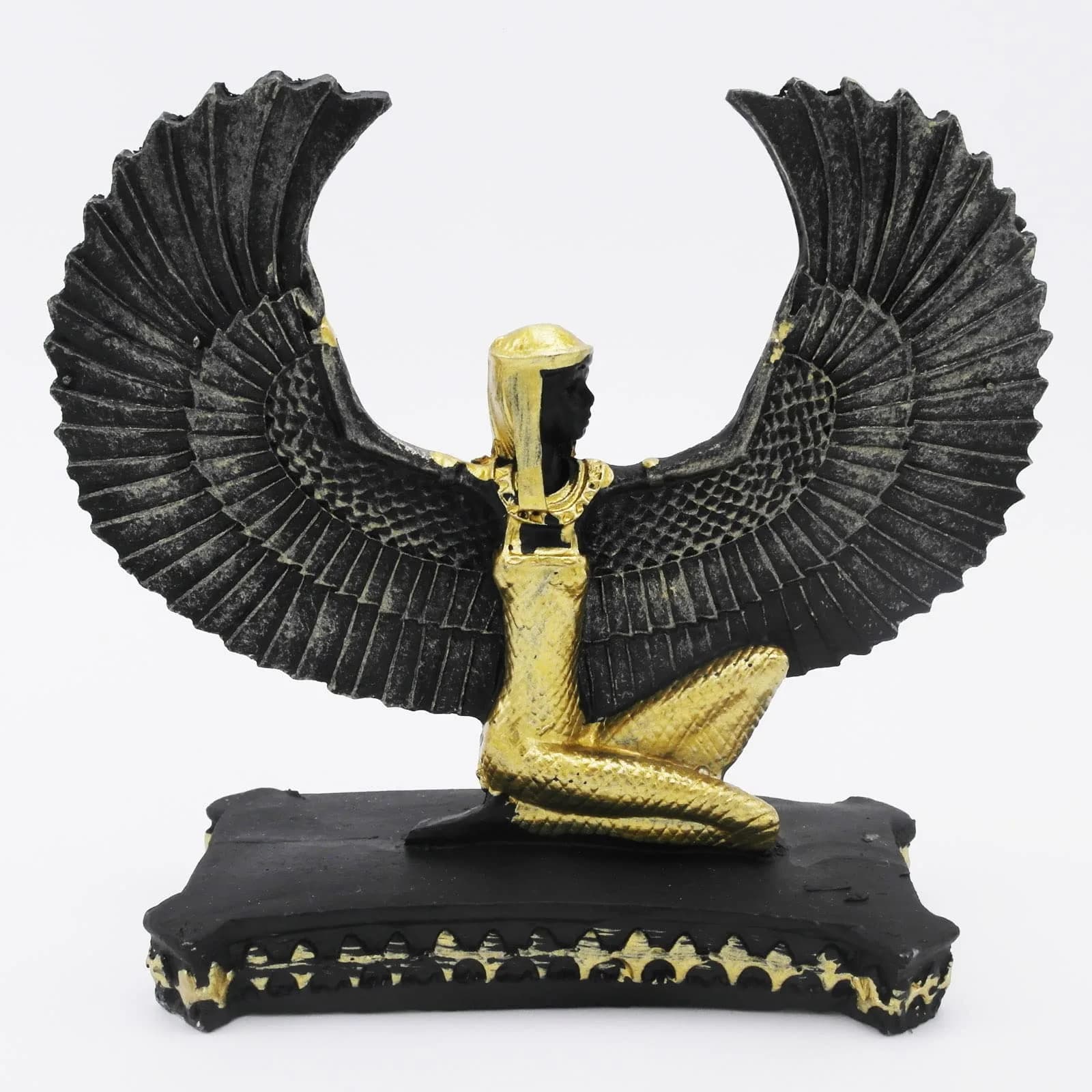 Kocris Casa Ancient Egypt Goddess Aquarium Ornament 10.4cm (4.1") | Resin Fish Tank Decor for Betta & Reptiles - view 2