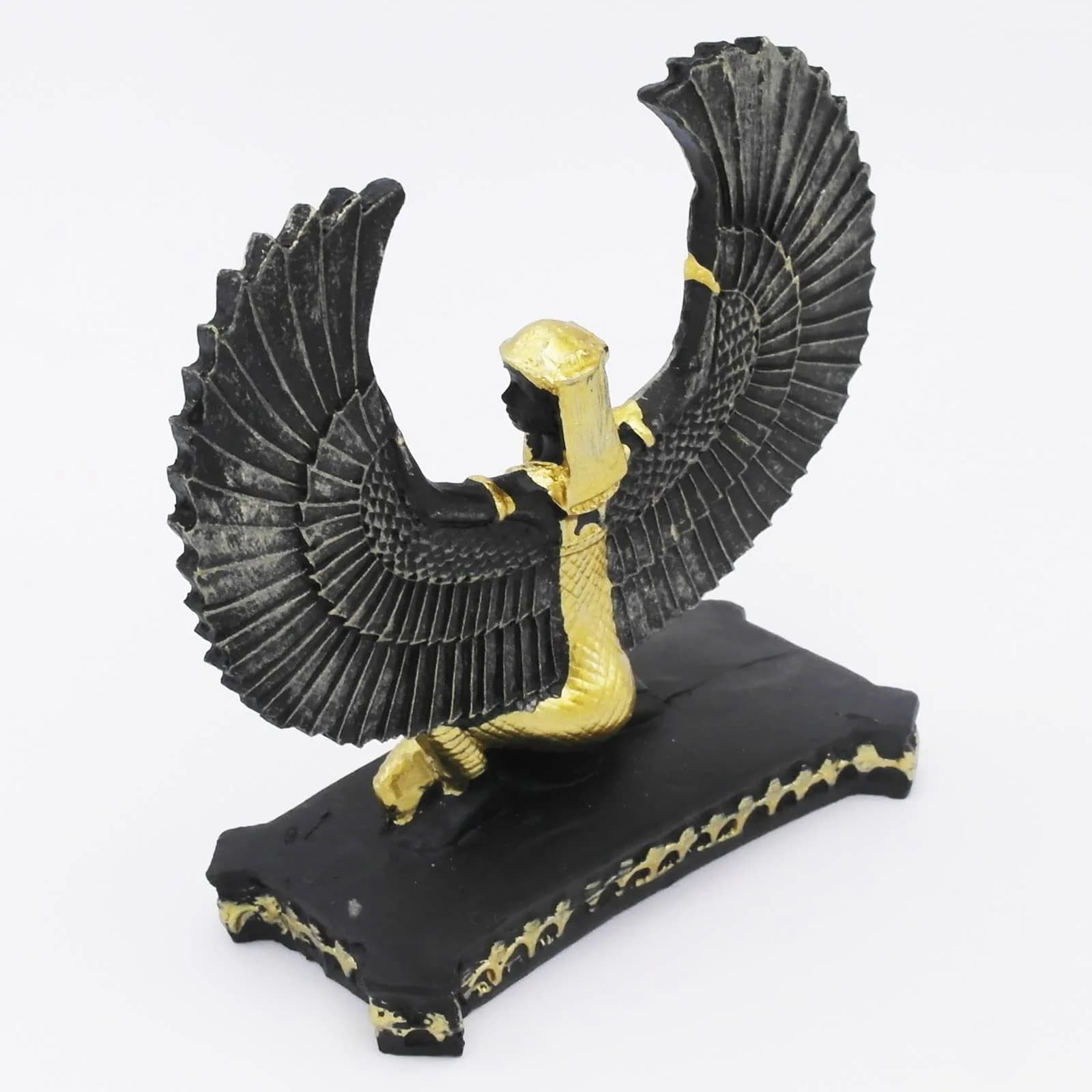 Kocris Casa Ancient Egypt Goddess Aquarium Ornament 10.4cm (4.1") | Resin Fish Tank Decor for Betta & Reptiles - view 4