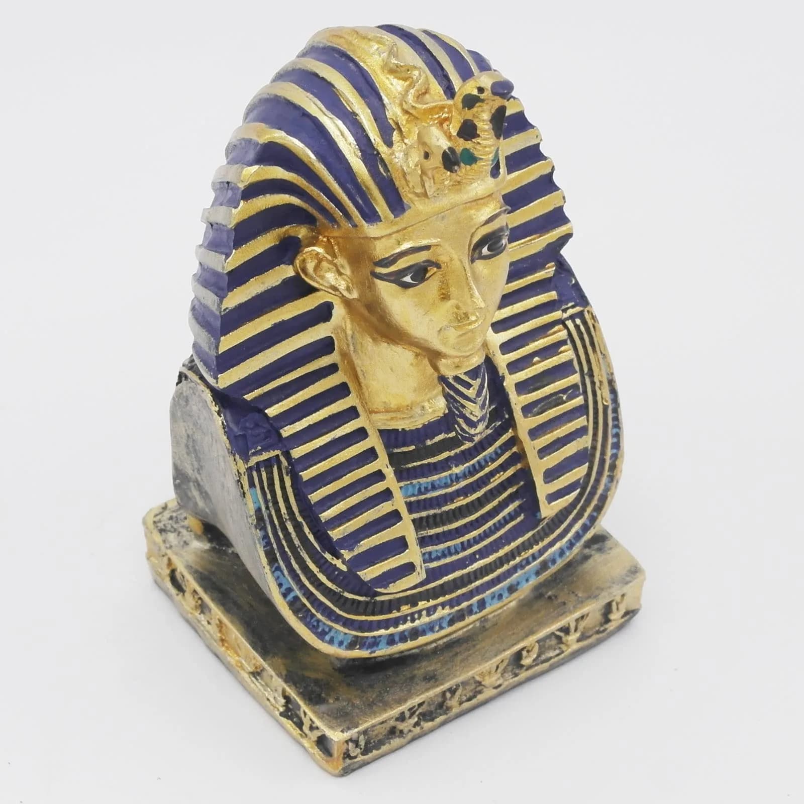 Kocris Casa Egyptian Pharaoh Fish Tank Decoration 10.5cm (4.1") | Ancient Egypt Reptile Terrarium Ornament - view 5