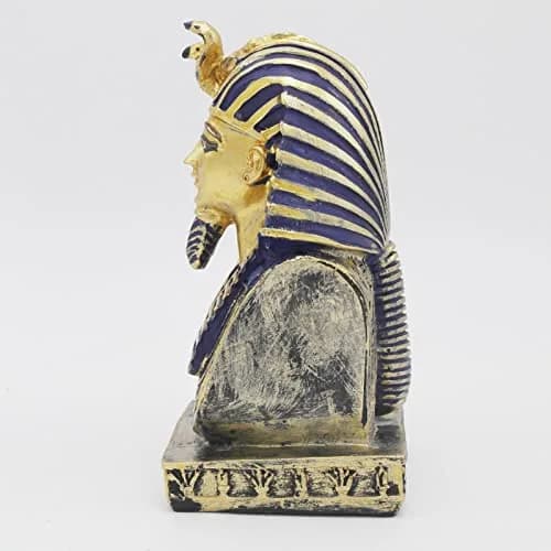 Kocris Casa Egyptian Pharaoh Fish Tank Decoration 10.5cm (4.1") | Ancient Egypt Reptile Terrarium Ornament thumbnail 3