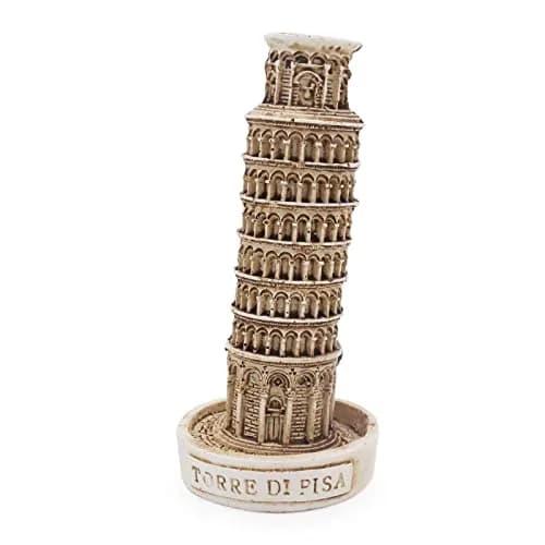 Kocris Casa Leaning Tower of Pisa Aquarium Decoration 8.9cm (3.5") | Adds Italian Flair to Tanks thumbnail 1