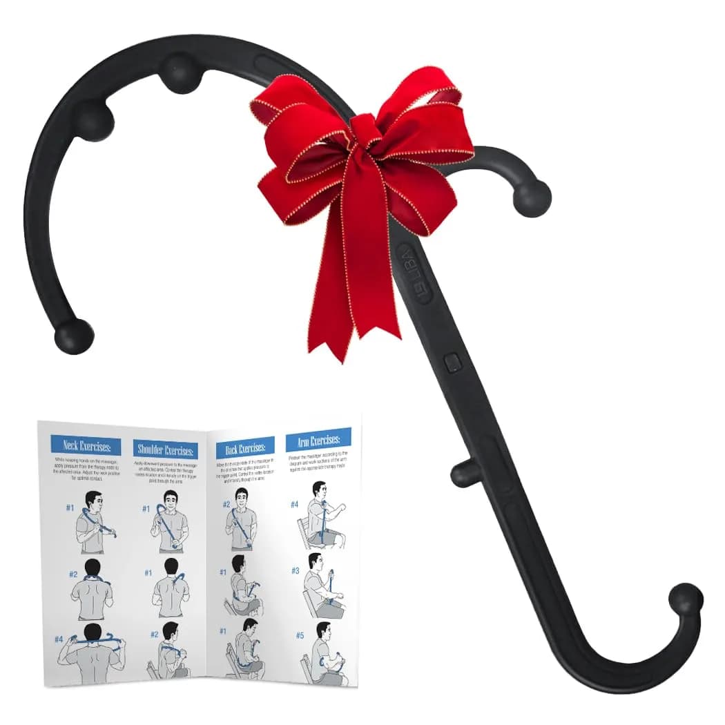 LiBa Trigger Point Cane Massager for Back and Neck | 36.83 cm (14.5 in) Deep Tissue Muscle Knot Relief