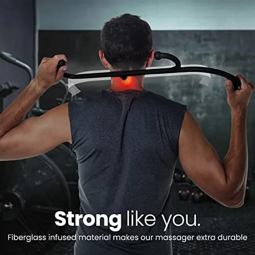 LiBa Trigger Point Cane Massager for Back and Neck | 36.83 cm (14.5 in) Deep Tissue Muscle Knot Relief thumbnail 4