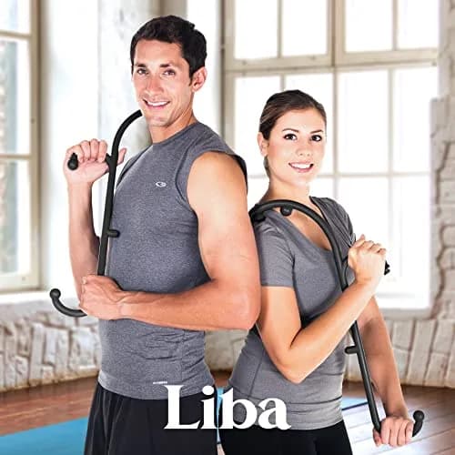 LiBa Trigger Point Cane Massager for Back and Neck | 36.83 cm (14.5 in) Deep Tissue Muscle Knot Relief thumbnail 6