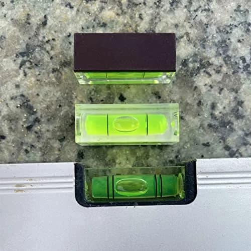 LAIESYA Magnetic Square Bubble Spirit Levels Set 15x15x40mm (0.59x0.59x1.6 inch) | Precision Horizontal Measuring Tool thumbnail 6