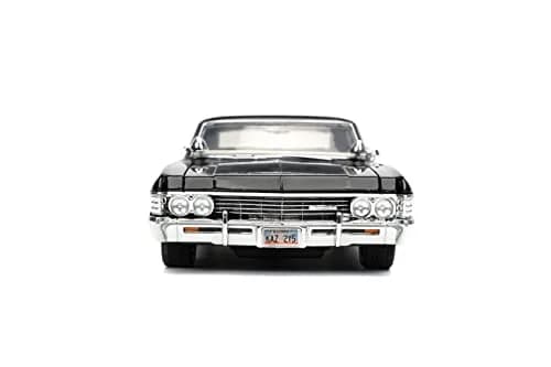 Jada Supernatural 1:24 1967 Chevy Impala Die-cast Car with Dean Winchester Figure | Ages 8+ (20 cm x 15 cm x 8 cm) thumbnail 4