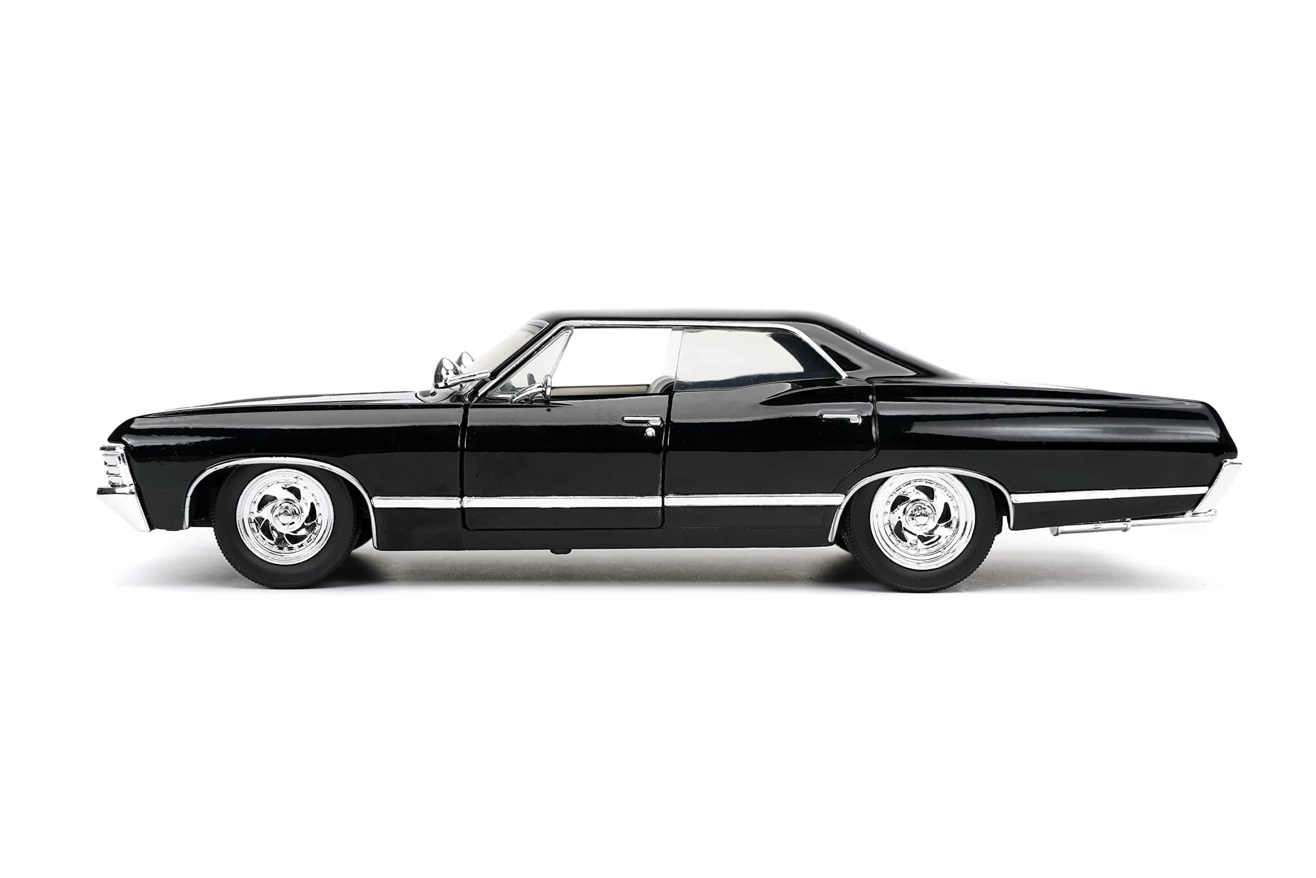 Jada Supernatural 1:24 1967 Chevy Impala Die-cast Car with Dean Winchester Figure | Ages 8+ (20 cm x 15 cm x 8 cm) - view 6