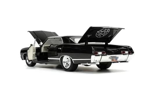 Jada Supernatural 1:24 1967 Chevy Impala Die-cast Car with Dean Winchester Figure | Ages 8+ (20 cm x 15 cm x 8 cm) thumbnail 3