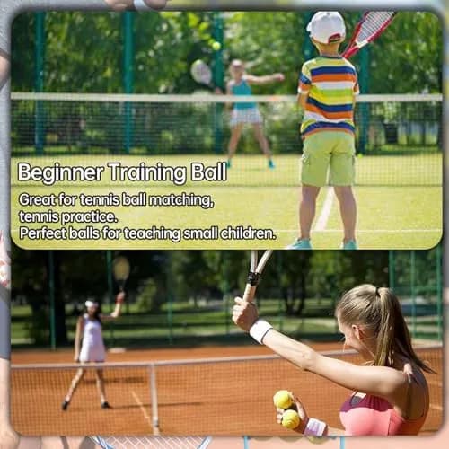 Magicorange Tennis Balls 12 Pack for Training & Pet Playing, Pink | Durable Rubber & Felt, Bright Colors thumbnail 7
