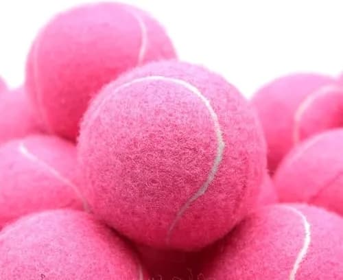 Magicorange Tennis Balls 12 Pack for Training & Pet Playing, Pink | Durable Rubber & Felt, Bright Colors thumbnail 3