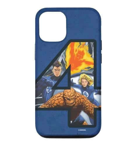 Marvel Fantastic Four 4 Super Hero Team Case for iPhone 12/12 Pro | Vibrant Retro Design with Drop Protection thumbnail 1