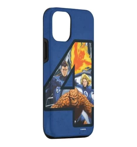 Marvel Fantastic Four 4 Super Hero Team Case for iPhone 12/12 Pro | Vibrant Retro Design with Drop Protection thumbnail 3
