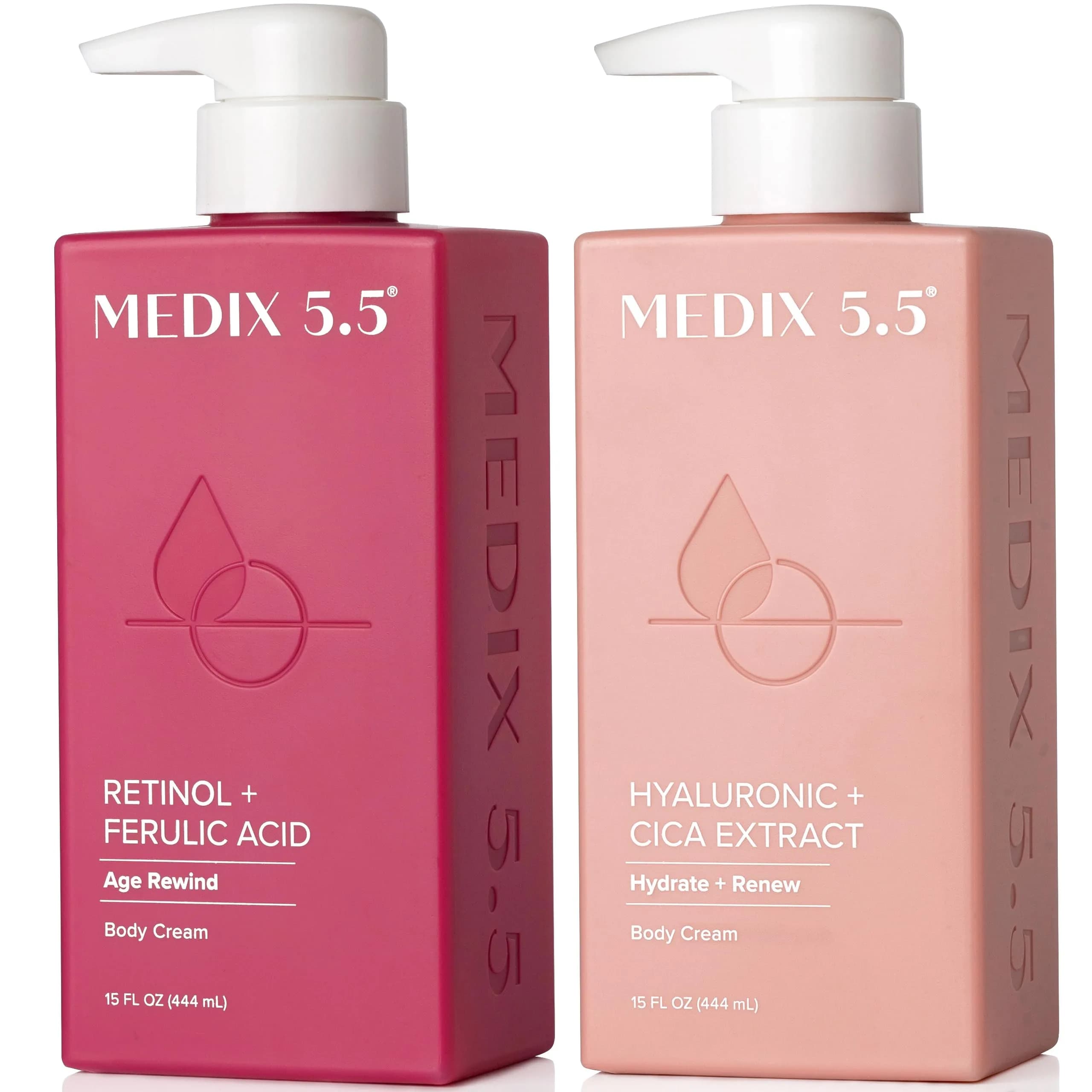 Medix 5.5 Retinol + Hyaluronic Acid Cream 2 Piece Set for Anti Aging & Hydration — Retinol + Hyaluronic Acid Cream / 2 Piece Set