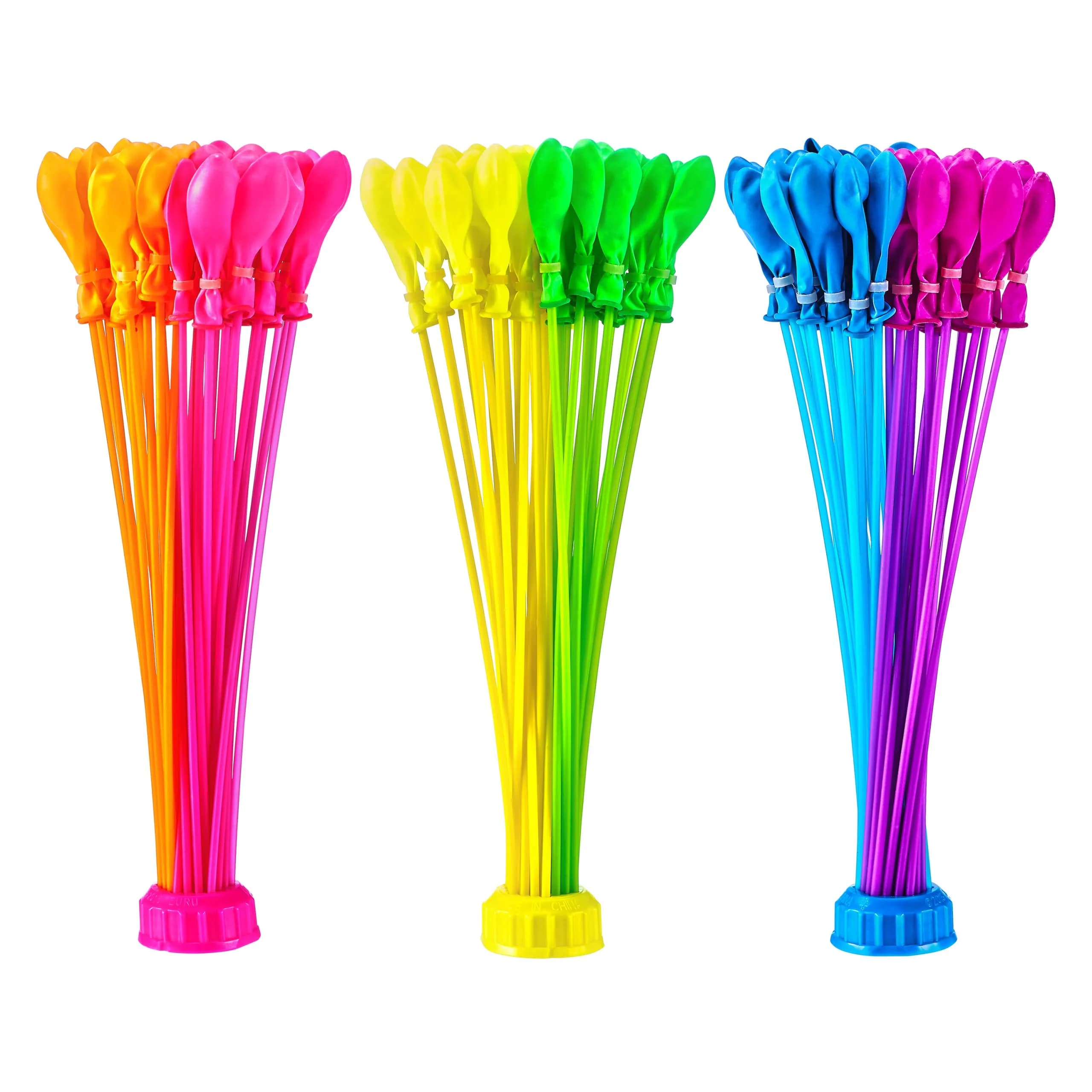 Bunch O Balloons Neon Splash Water Balloons (10 Pack, 350+ Count) | Fill 100 in 60 Seconds - view 2