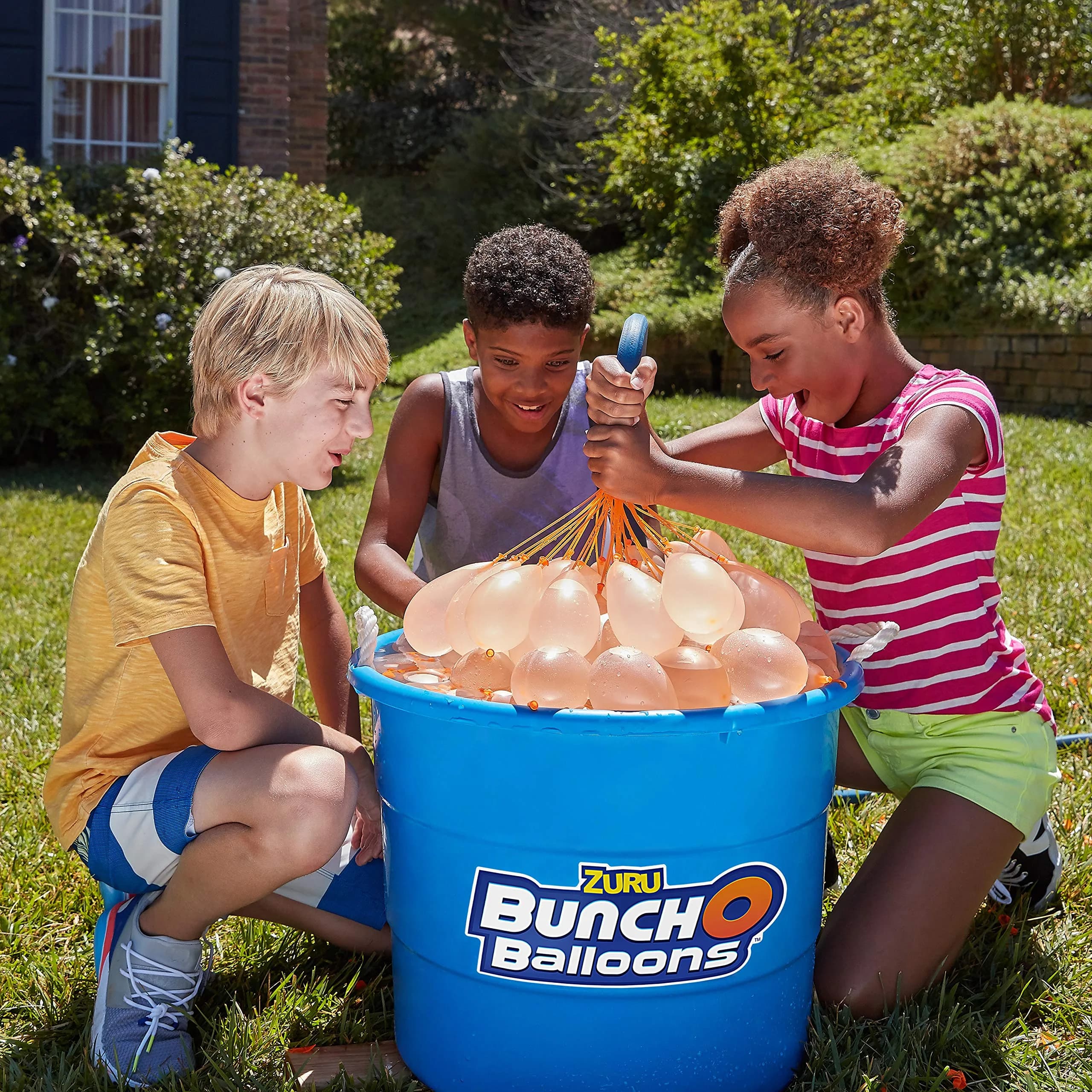 Bunch O Balloons Neon Splash Water Balloons (10 Pack, 350+ Count) | Fill 100 in 60 Seconds - view 7