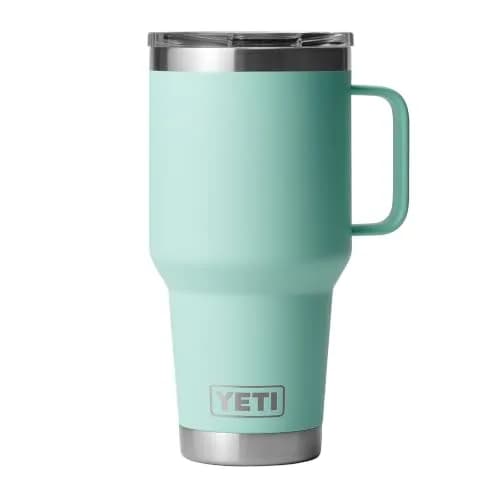 YETI Rambler 30 oz Travel Mug, Seafoam | Double Wall Vacuum Insulated Drinkware thumbnail 1