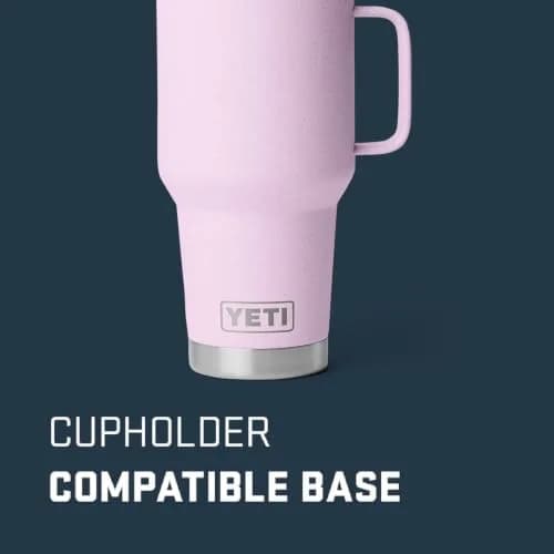 YETI Rambler 30 oz Travel Mug, Seafoam | Double Wall Vacuum Insulated Drinkware thumbnail 3