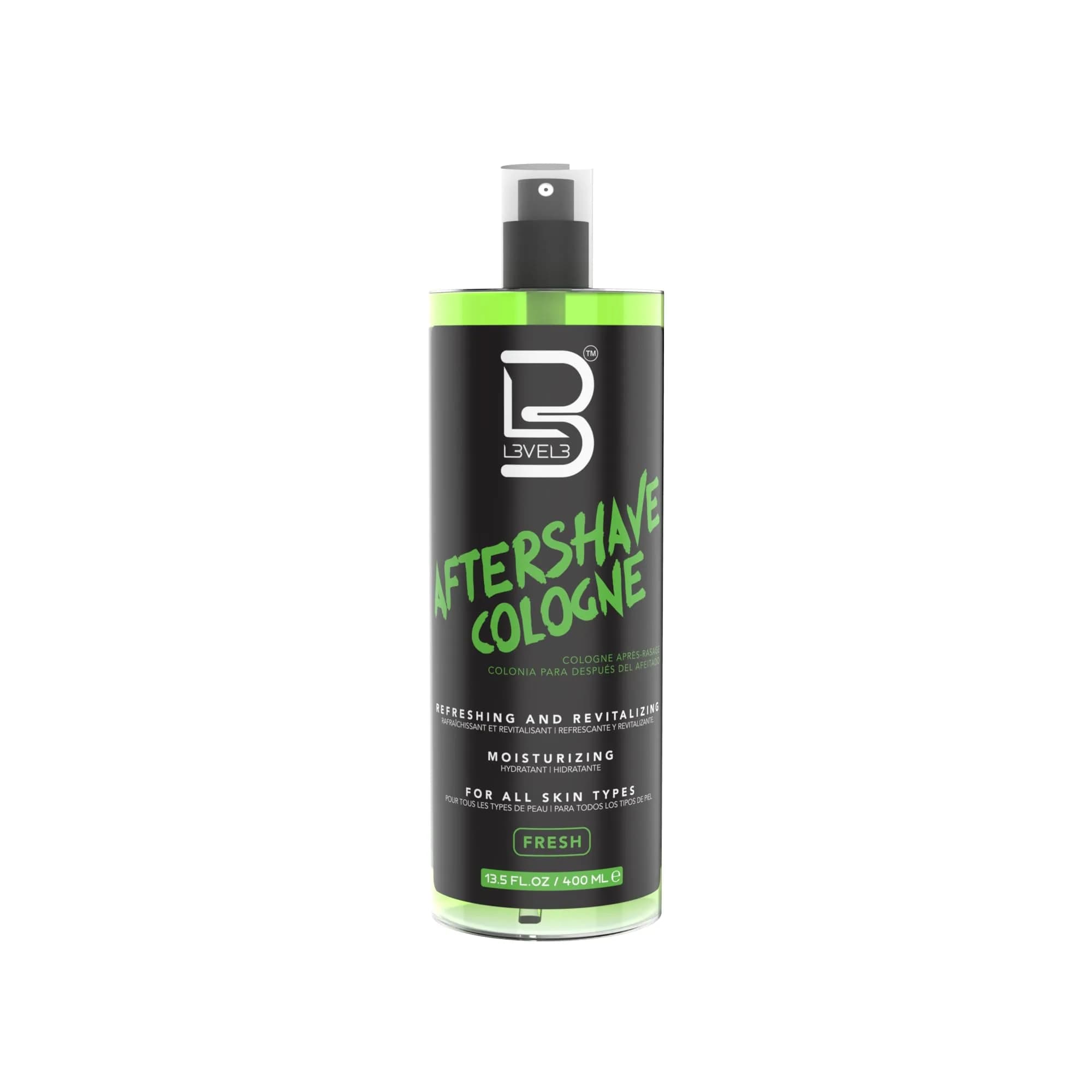 L3 Level 3 After Shave Spray Cologne for Men, Fresh, 400ml (13.5 Fl Oz) | Soothes Post-Shave Skin - main product image
