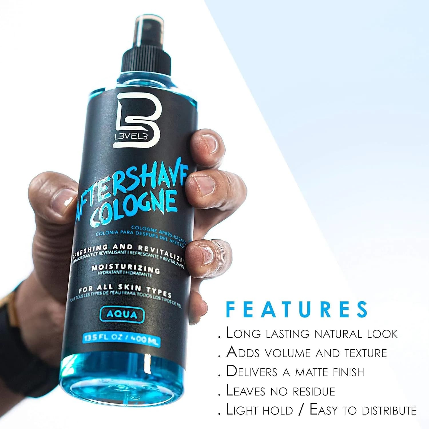 L3 Level 3 After Shave Spray Cologne for Men, Fresh, 400ml (13.5 Fl Oz) | Soothes Post-Shave Skin - view 5