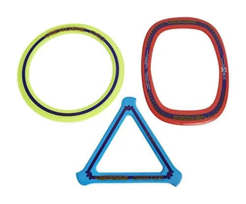 Aerobie 3-Piece Flying Ring Combo Pack with Pro Ring, Orbiter Boomerang, and Pro Blade, 3 Rings | World Record Distance & Self-Leveling Flight thumbnail 1