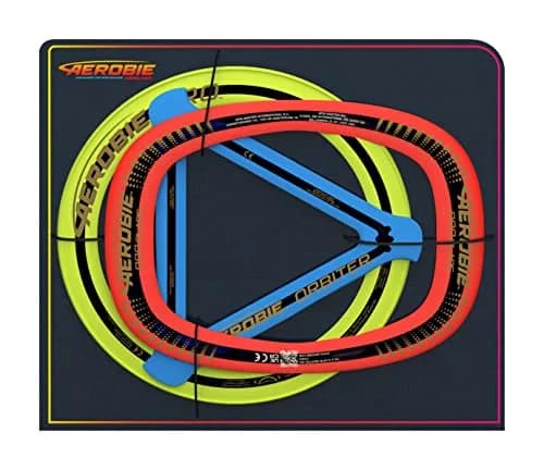 Aerobie 3-Piece Flying Ring Combo Pack with Pro Ring, Orbiter Boomerang, and Pro Blade, 3 Rings | World Record Distance & Self-Leveling Flight thumbnail 2