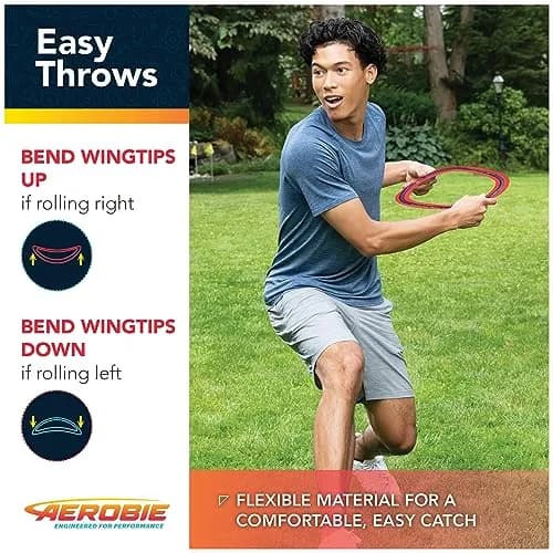 Aerobie Pro Blade Throw Ring, 14-inch Diameter, Red | World Record Distance Flying Disc thumbnail 5