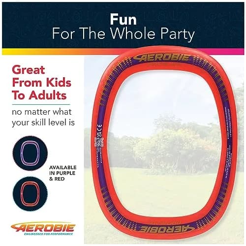 Aerobie Pro Blade Throw Ring, 14-inch Diameter, Red | World Record Distance Flying Disc thumbnail 6