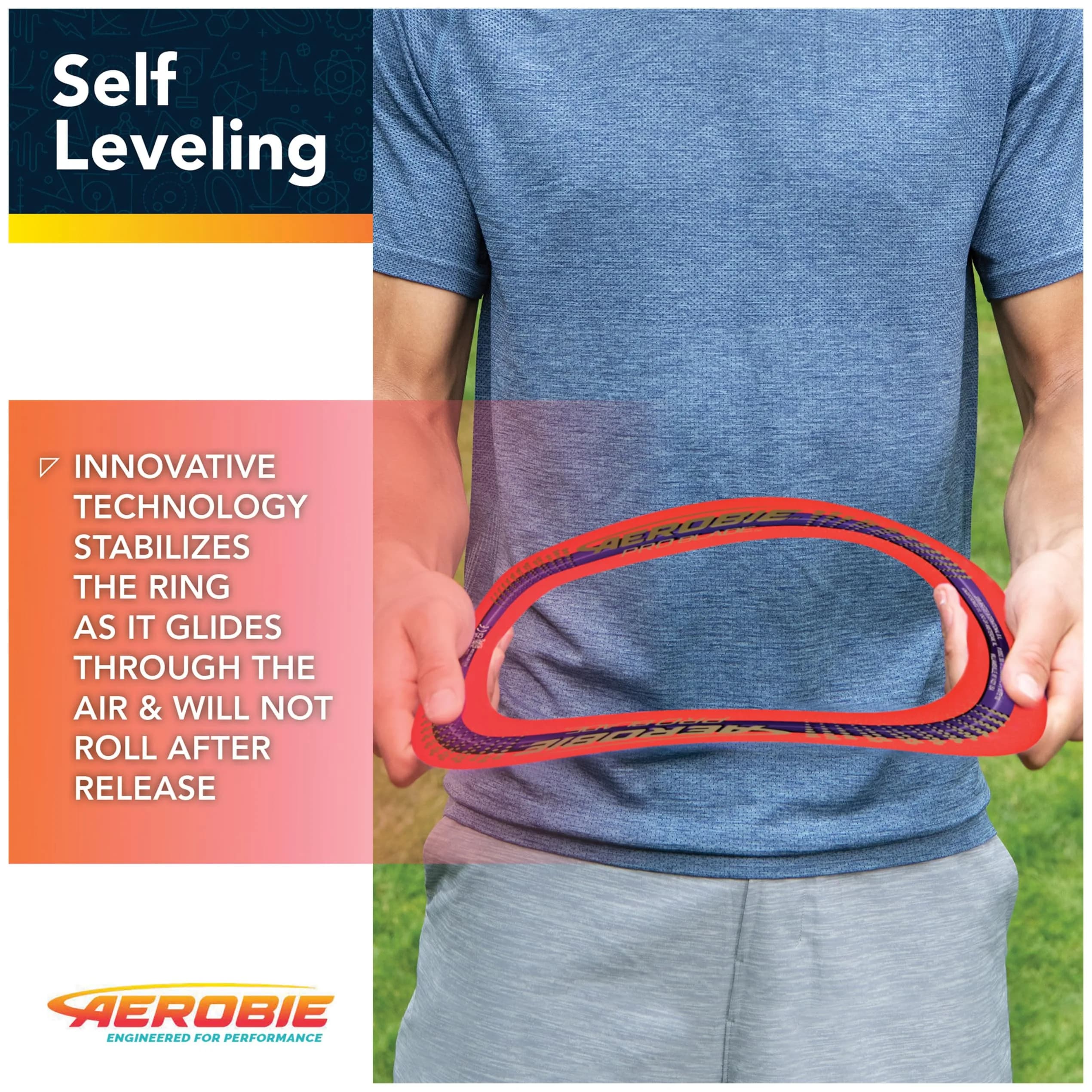 Aerobie Pro Blade Throw Ring, 14-inch Diameter, Red | World Record Distance Flying Disc - view 4