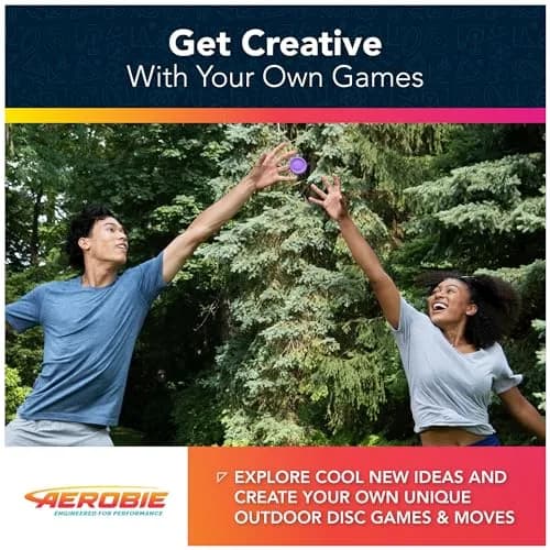 Aerobie Pro Lite Miniature Throwing Discs 3-Pack (2 Red, 1 Purple) | Perfect for Kids, Backyard Games & Disc Golf thumbnail 6
