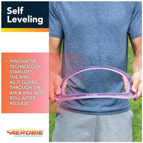 Aerobie Pro Blade Throw Ring Purple 35.56cm (14 inch) | World Record Distance Flying Disc thumbnail 4