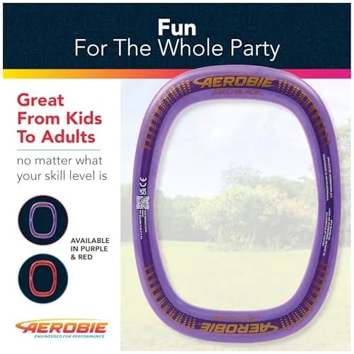 Aerobie Pro Blade Throw Ring Purple 35.56cm (14 inch) | World Record Distance Flying Disc thumbnail 6