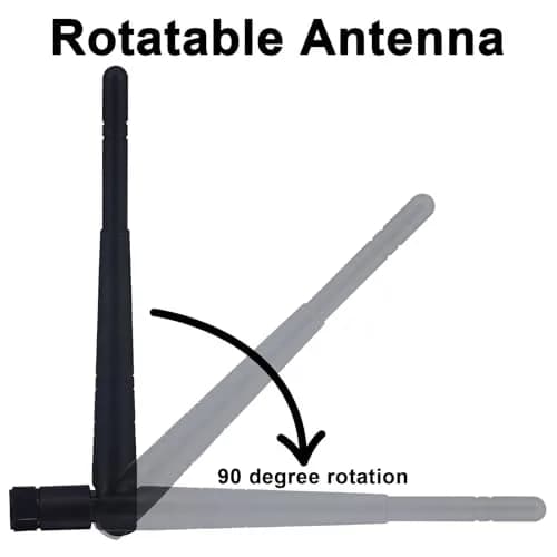 Boobrie Dual Band WiFi Antenna 8dBi High Gain 2.4GHz 5GHz 5.8GHz | Omni-Directional RP-SMA Male thumbnail 4