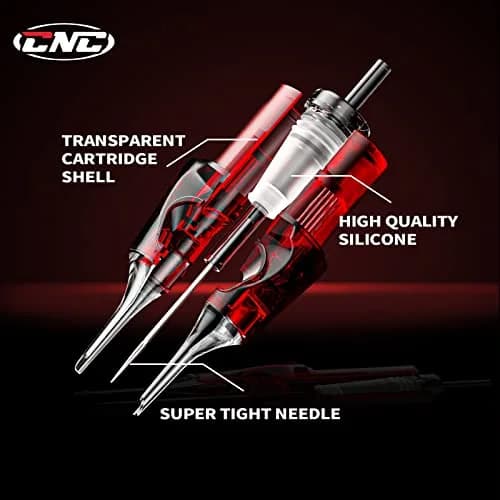 CNC Tattoo Cartridges Needles 20Pcs 1RL Bugpin Round Liner | Sterilized E.O. Gas Disposable Needles thumbnail 5