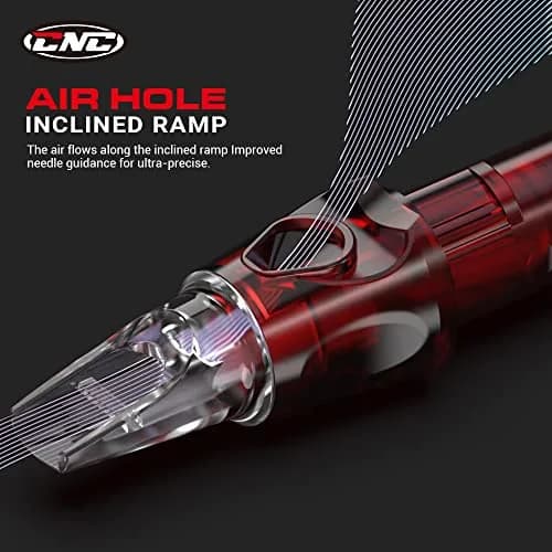 CNC Tattoo Cartridges Needles 20Pcs 1RL Bugpin Round Liner | Sterilized E.O. Gas Disposable Needles thumbnail 2