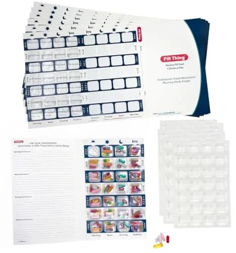 PILL THING Personal Pill Dispenser 4X a Day Weekly XL | No Equipment Needed thumbnail 6