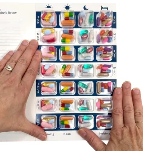 PILL THING Personal Pill Dispenser 4X a Day Weekly XL | No Equipment Needed thumbnail 7