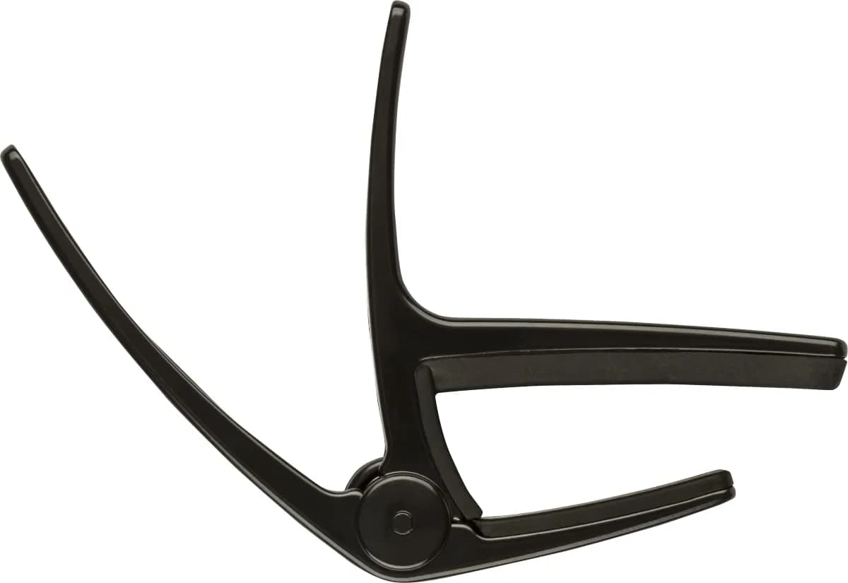 Fender Laurel Capo Black for Electric Guitars, 1.7 cm (0.67 inches) Length | Quick One-Hand Operation — Black