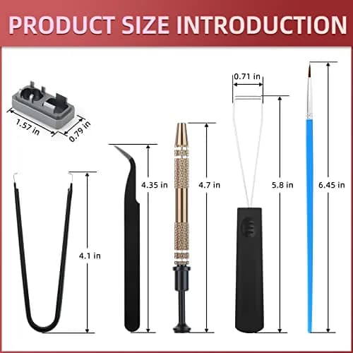YIMAGUJRX Keyboard Lube Kit with Switch Opener Tweezers for Custom Keyboard, Keyboard Lube Tools thumbnail 2