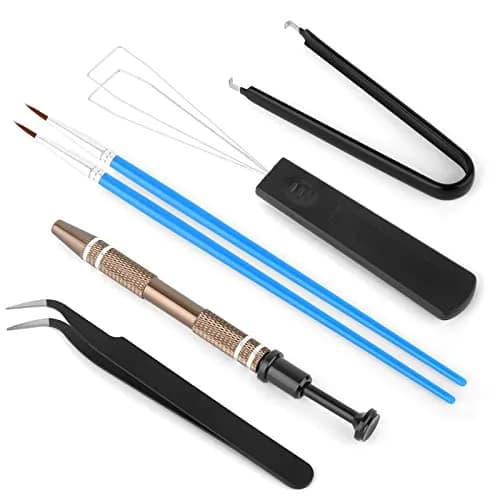 YIMAGUJRX RUNJRX Keyboard Lube Kit with Tweezers, Keycap Puller, Switch Puller, 4-Claw Grabber, Lube Pen for Custom Keyboard thumbnail 1
