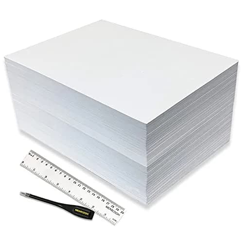 MEARCOOH White EVA Foam Sheets Roll, 30 Pack, 5mm Thick (150cm x 35.5cm) | Premium Cosplay Craft Foam - main product image