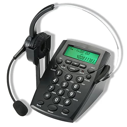 Benotek Landline Phone Headset with Noise Cancellation & Dialpad | Office & Home Use thumbnail 1